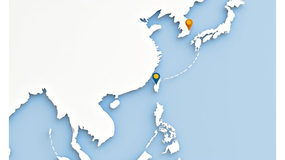 亞太區服務據點與國際網絡地圖
