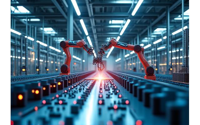 智慧製造與Industry 4.0示意圖